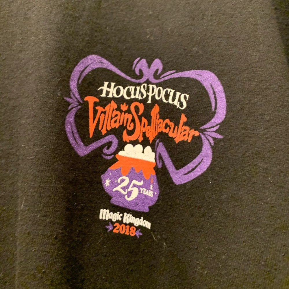 2018 Disney World Hocus Pocus Spirit Jersey -Sz XL
